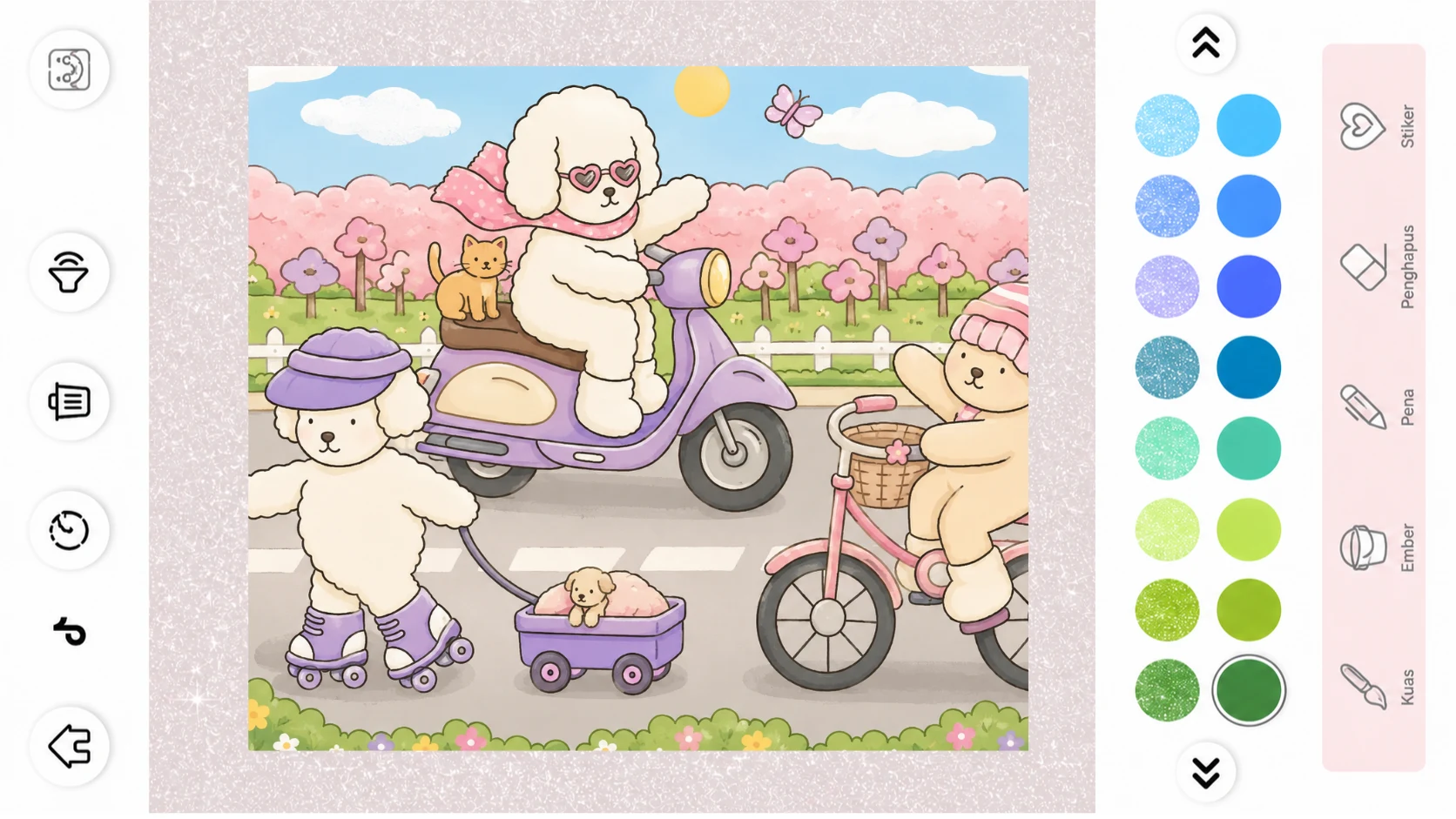 BOBBIE Goods Coloring Game screenshot